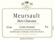 Meursault-MeixChavaux-Comte Armand 1996
